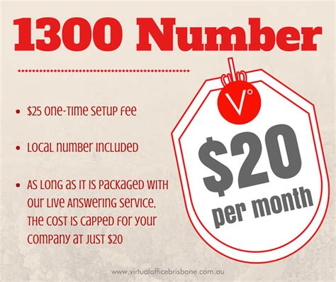 what do 1300 numbers cost